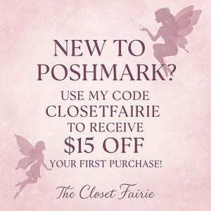 Discount code! $15 off your first purchase!